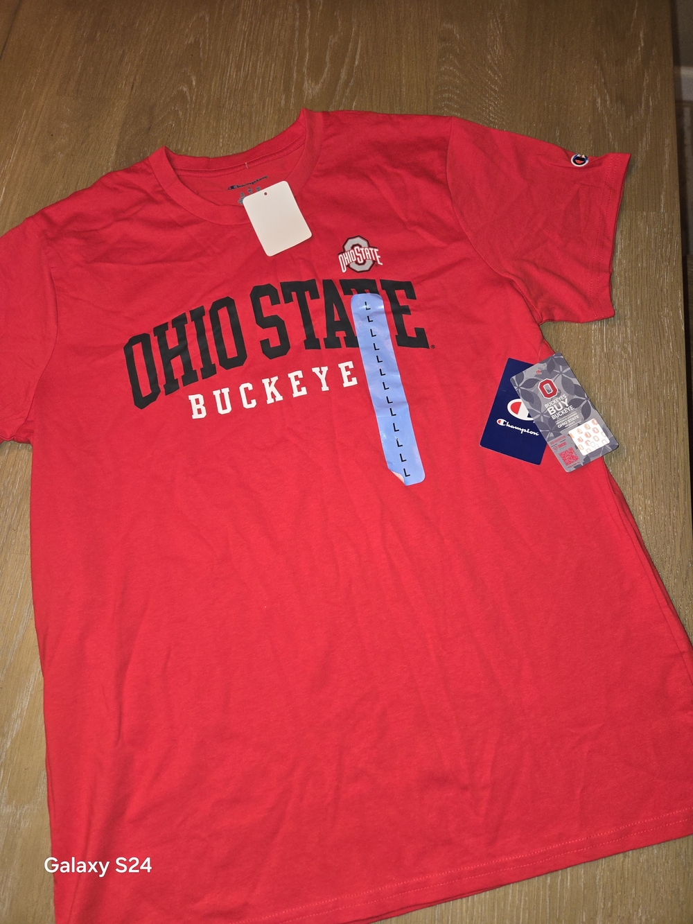 Champion Red Ohio State Buckeyes Graphic Tee - Men's L New